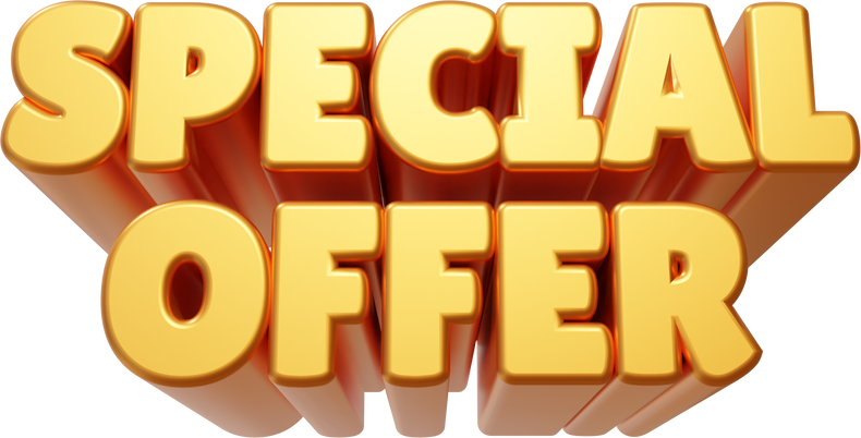 Special offer 3d text